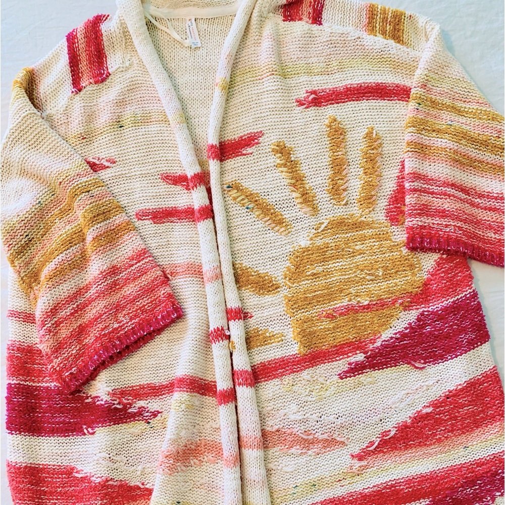 ANTHROPOLOGIE 2X/3X Bethany Sunrise Cardigan